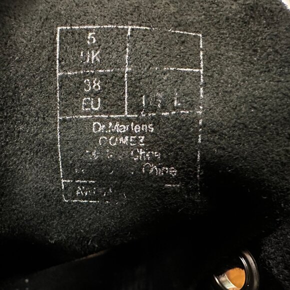 Dr Martens Gomez Combat Ankle Boots Black Moldova Leather Studded US 7 RARE - Picture 12 of 12